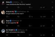Netizens' comments on the streamer's clip (Image via DramaAlert/X)